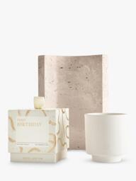 Katie Loxton Happy Birthday Ceramic Sentiment Candle, 444g - thumbnail 3