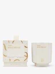 Katie Loxton Happy Birthday Ceramic Sentiment Candle, 444g - thumbnail 2