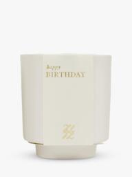 Katie Loxton Happy Birthday Ceramic Sentiment Candle, 444g