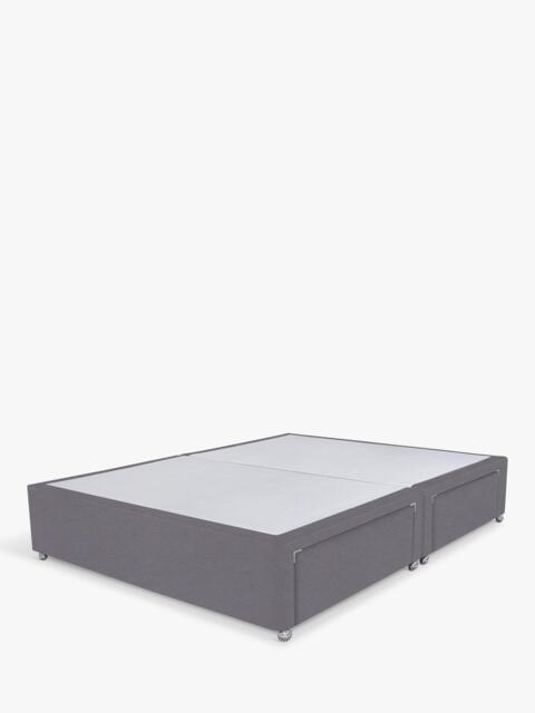 John Lewis Non-Sprung Upholstered 4 Drawer Divan Base, Double - image 1