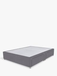 John Lewis Non-Sprung Upholstered 4 Drawer Divan Base, Double - thumbnail 1