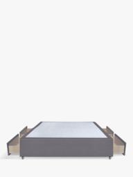 John Lewis Non-Sprung Upholstered 4 Drawer Divan Base, Double - thumbnail 4