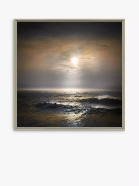 John Lewis William Vanscoy 'Hello Goodbye' Framed Canvas Print, 64.5 x 64.5cm, Orange/Multi - image 1