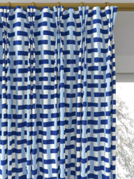 Harlequin x Sophie Robinson Basket Weave Made to Measure Curtains or Roman Blind, Lapis/Sky - thumbnail 6