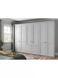 John Lewis Marlow 300cm Hinged Door Wardrobe with 3 Drawers - thumbnail 3