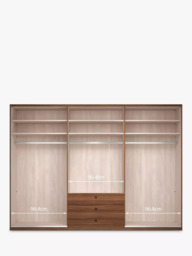 John Lewis Marlow 300cm Hinged Door Wardrobe with 3 Drawers - thumbnail 4