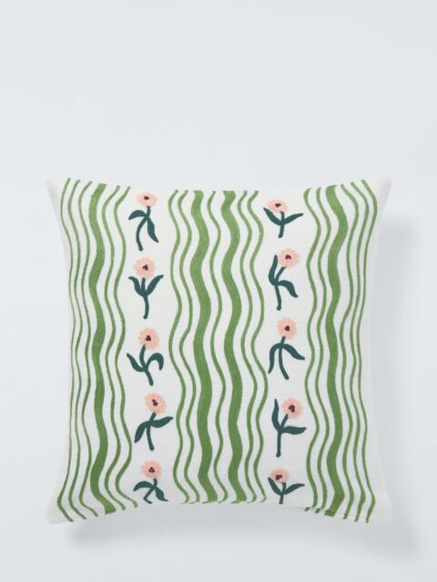 John Lewis x Anine Cecilie Iversen Ribbon Cushion, Blossom - image 1