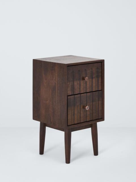 John Lewis Groove 2 Drawer Bedside Chest - image 1