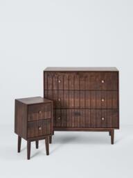 John Lewis Groove 2 Drawer Bedside Chest - thumbnail 5