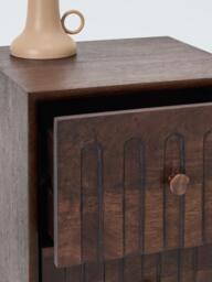 John Lewis Groove 2 Drawer Bedside Chest - thumbnail 4