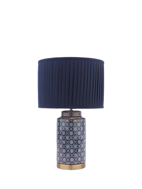 Laura Ashley Knipton Ceramic Table Lamp, Blue - image 1
