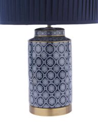 Laura Ashley Knipton Ceramic Table Lamp, Blue - thumbnail 6