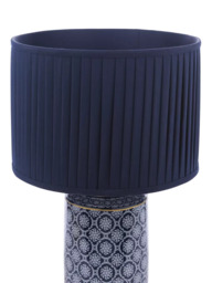 Laura Ashley Knipton Ceramic Table Lamp, Blue - thumbnail 5
