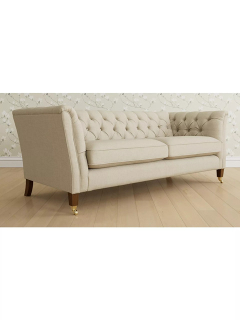 Laura Ashley Chatsworth Large 3 Seater Sofa, Teak Leg - image 1
