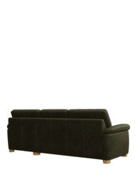John Lewis Camden RHF Chaise Leather Sofa Bed, Light Leg - thumbnail 4