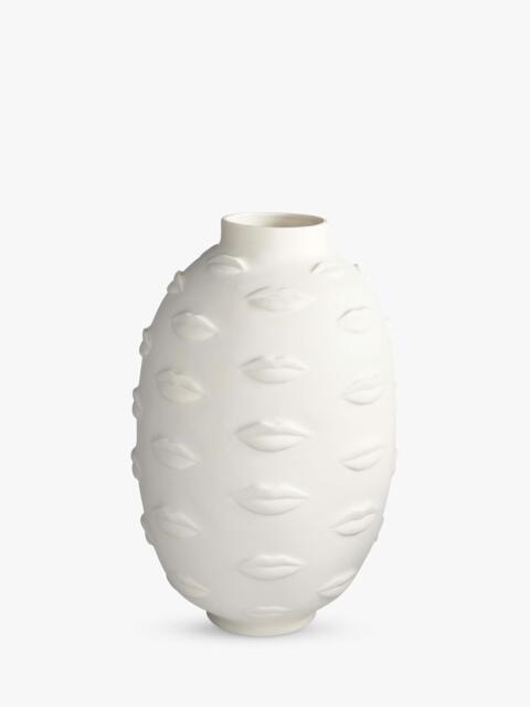 Jonathan Adler Muse Gala Round Porcelain Vase, H24cm, White - image 1