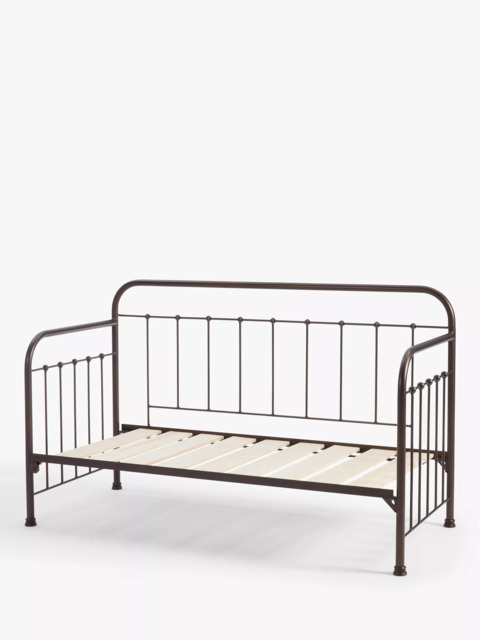 Wrought Iron And Brass Bed Co. Edward Day Bed, Single, Bronze - image 1