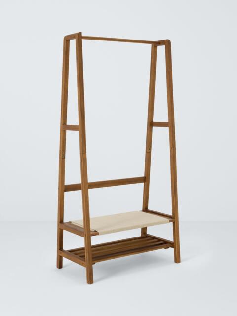 John Lewis FSC-Certified (Acacia Wood) and Rope Clothes Rail, Natural - image 1