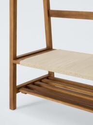 John Lewis FSC-Certified (Acacia Wood) and Rope Clothes Rail, Natural - thumbnail 3