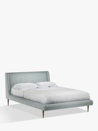 John Lewis Mid-Century Sweep Upholstered Bed Frame, King Size - thumbnail 1