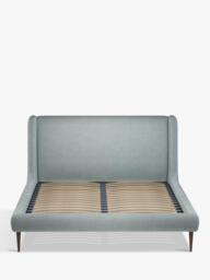 John Lewis Mid-Century Sweep Upholstered Bed Frame, King Size - thumbnail 3