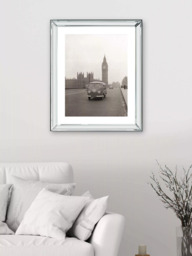 Brookpace Lascelles 'VW Campervan, Big Ben, London' Framed Print, 60 x 50cm, Black/White - thumbnail 2