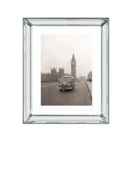 Brookpace Lascelles 'VW Campervan, Big Ben, London' Framed Print, 60 x 50cm, Black/White - thumbnail 1