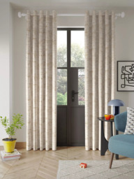 John Lewis Cala Weave Pair Lined Eyelet Curtains - thumbnail 3