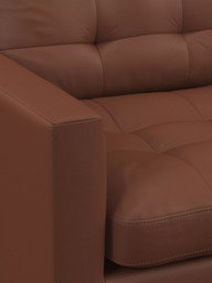 John Lewis Draper II RHF Chaise Leather Sofa, Dark Leg - thumbnail 6