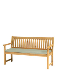 KETTLER Hampton 3-Seater Garden Bench Cushion, Sage - thumbnail 3