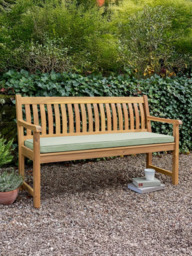 KETTLER Hampton 3-Seater Garden Bench Cushion, Sage - thumbnail 2