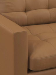 John Lewis Draper II Medium 2 Seater Leather Sofa, Dark Leg - thumbnail 6