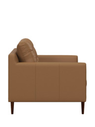 John Lewis Draper II Medium 2 Seater Leather Sofa, Dark Leg - thumbnail 3