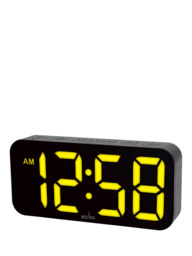 Acctim LED Multi Colour Changing Digital Alarm Clock, Black - thumbnail 6