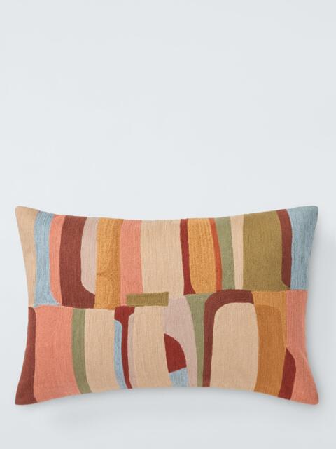 John Lewis Strata Rectangular Cushion, Multi - image 1