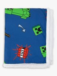 Minecraft Sherpa Fleece Blanket - thumbnail 4