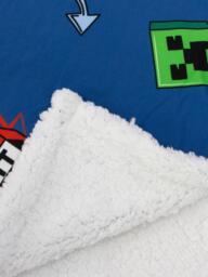 Minecraft Sherpa Fleece Blanket - thumbnail 5