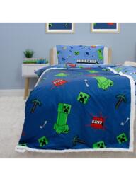 Minecraft Sherpa Fleece Blanket - thumbnail 2