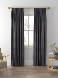 Designers Guild Pampas Made to Measure Curtains or Roman Blind, Steel - thumbnail 5