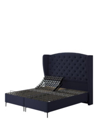 TEMPUR® Suffolk Slim Divan Adjustable Disc Upholstered Bed, Single - thumbnail 3