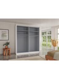 John Lewis Osaka 2m Bi-Fold Wardrobe with 4 Glass Doors - thumbnail 5