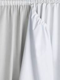 John Lewis Pair Blackout Pencil Pleat & Eyelet Curtain Lining, Natural