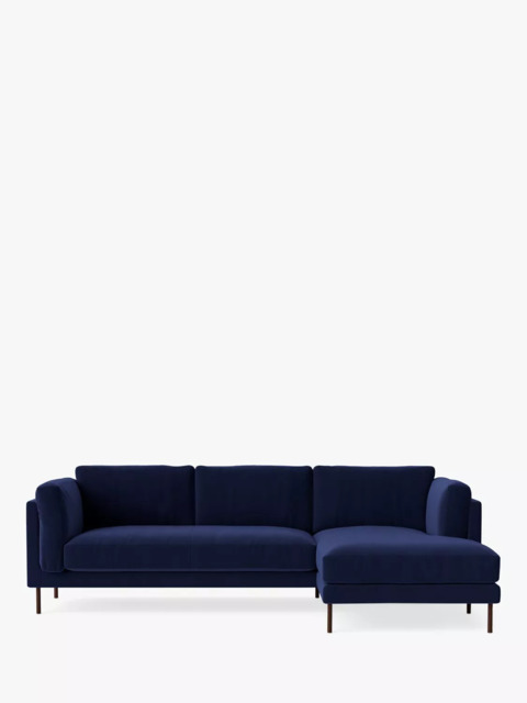 Swoon Munich Grand 4 Seater RHF Chaise End Sofa, Dark Leg - image 1