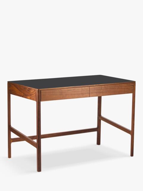 The Conran Shop Domus 2 Drawer Desk, 60cm, Walnut - image 1
