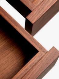 The Conran Shop Domus 2 Drawer Desk, 60cm, Walnut - thumbnail 6
