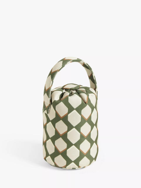 John Lewis Woven Geo Door Stop, Sage - image 1