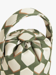 John Lewis Woven Geo Door Stop, Sage - thumbnail 2