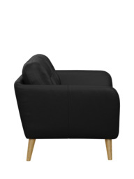 John Lewis Arlo Small 2 Seater Leather Sofa, Light Leg - thumbnail 3