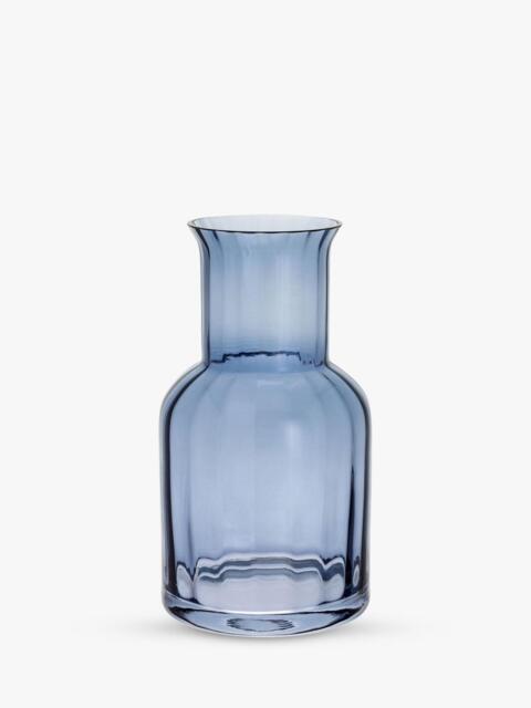 Dartington Crystal Jones Glass Vase, H22cm, Dusk Blue - image 1