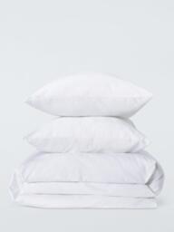 John Lewis Foliage Jacquard Duvet Cover Set, White - thumbnail 5